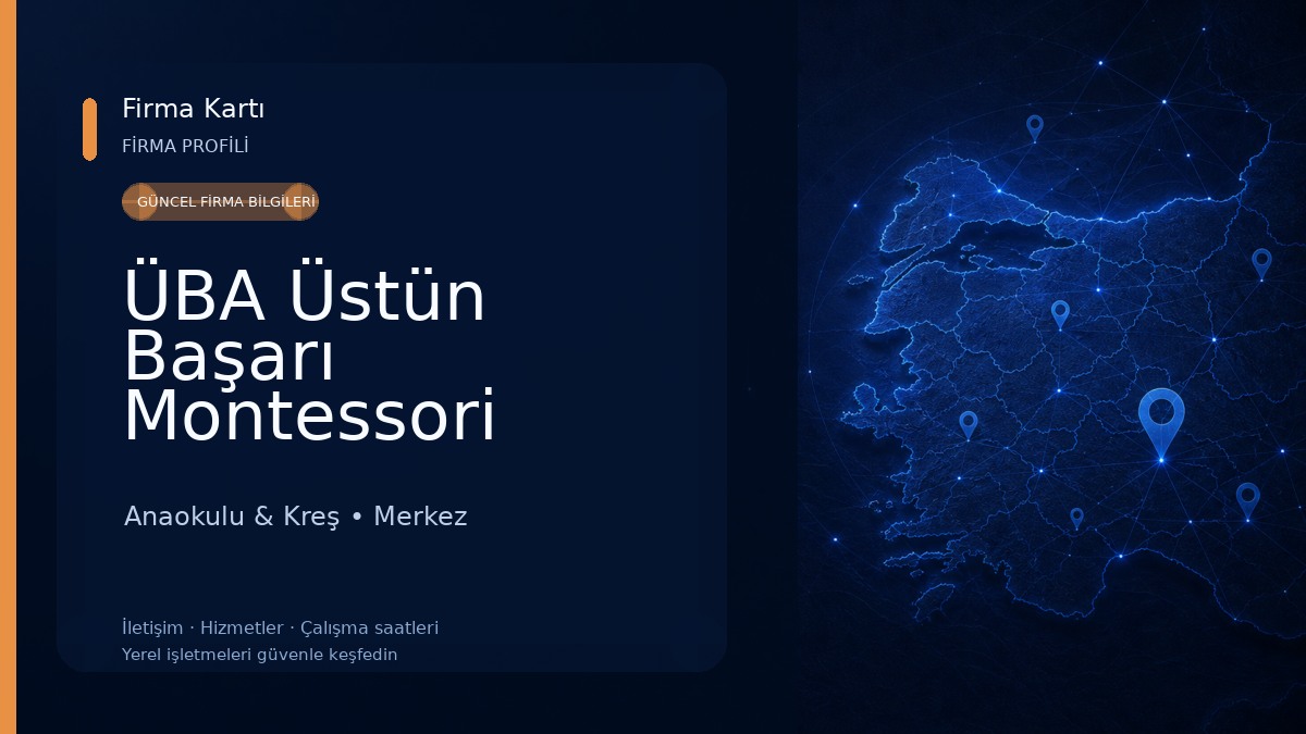 ÜBA Üstün Başarı Montessori Anaokulu Anaokulu & Kreş