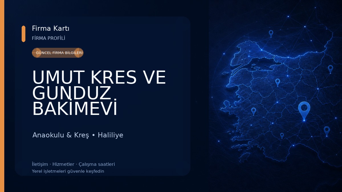 UMUT KRES VE GUNDUZ BAKİMEVİ Anaokulu & Kreş