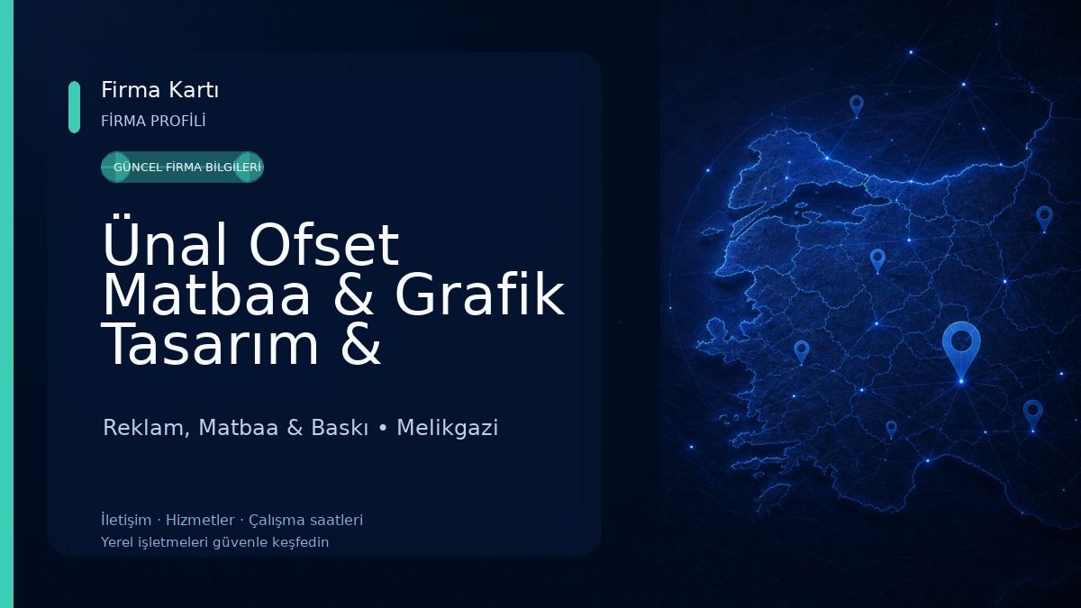 Ünal Ofset Matbaa & Grafik Tasarım & Reklam