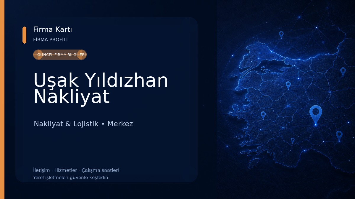 Uşak Yıldızhan Nakliyat