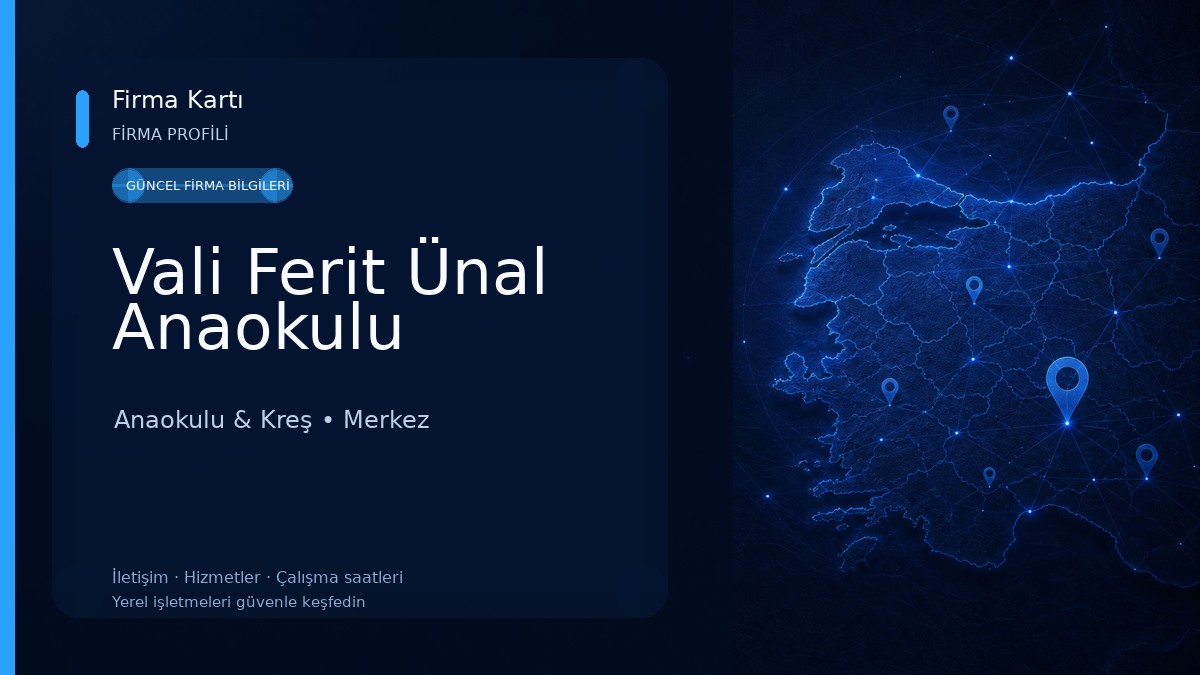 Vali Ferit Ünal Anaokulu
