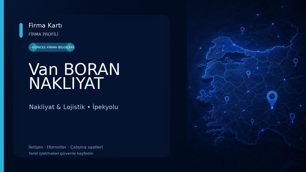 Van BORAN NAKLIYAT