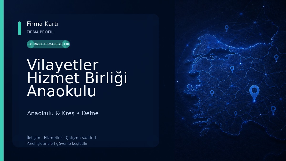 Vilayetler Hizmet Birliği Anaokulu Anaokulu & Kreş