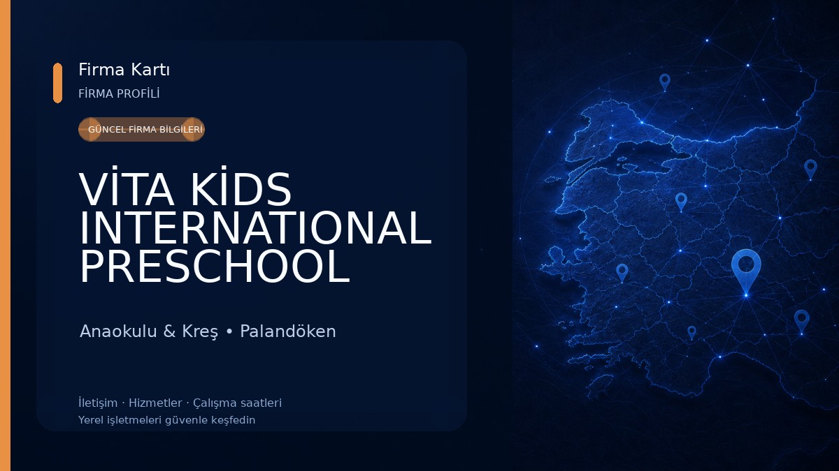 VİTA KİDS INTERNATIONAL PRESCHOOL Anaokulu & Kreş