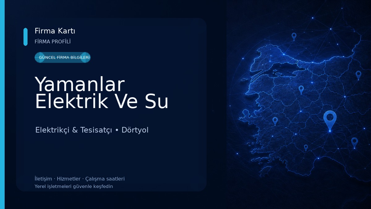 Yamanlar Elektrik Ve Su Elektrikçi & Tesisatçı