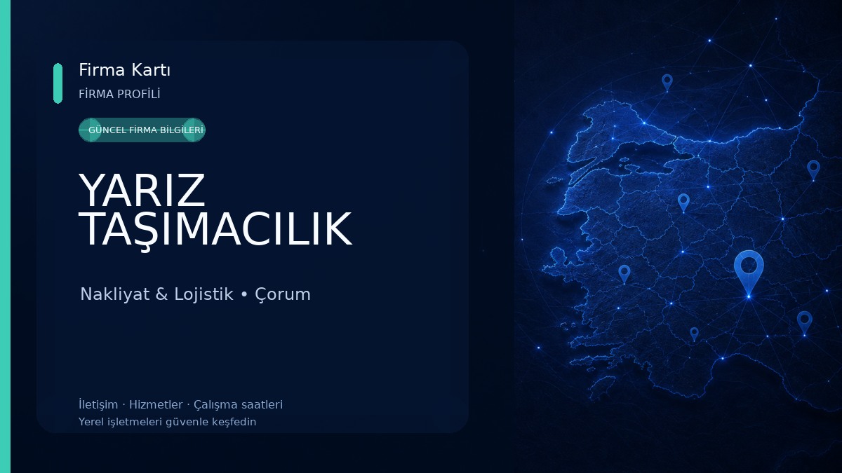 YARIZ TAŞIMACILIK Nakliyat & Lojistik