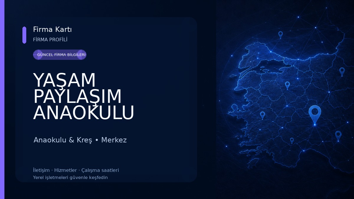 YAŞAM PAYLAŞIM ANAOKULU