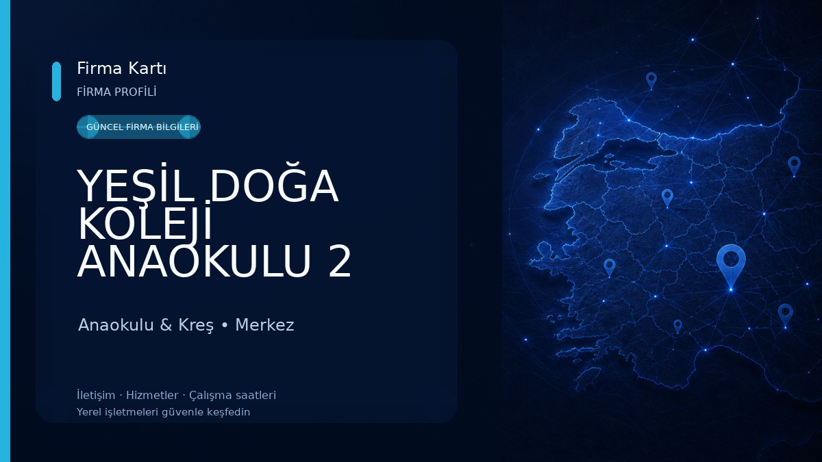 YEŞİL DOĞA KOLEJİ ANAOKULU 2