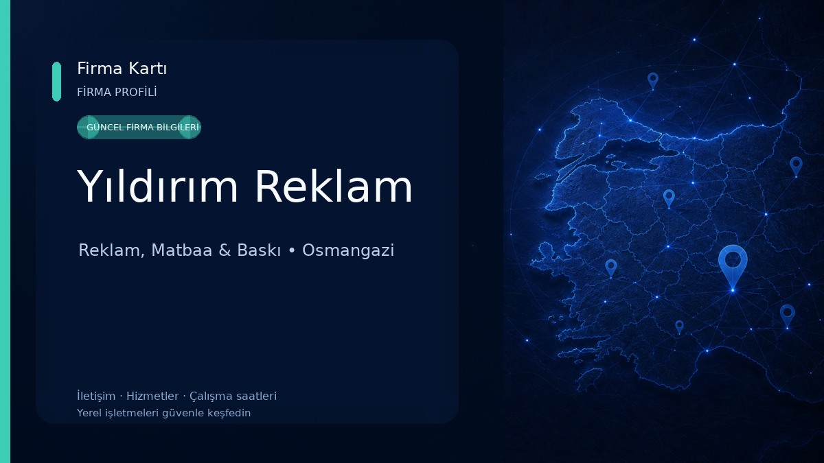 Yıldırım Reklam Reklam, Matbaa & Baskı
