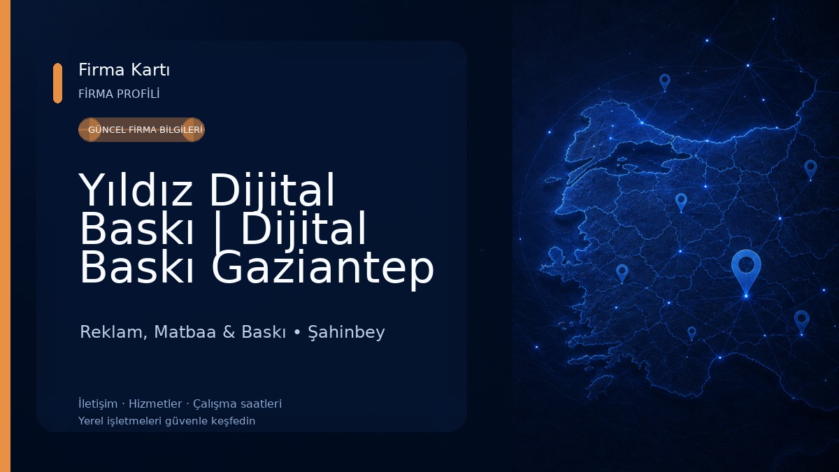 Yıldız Dijital Baskı | Dijital Baskı Gaziantep Reklam, Matbaa & Baskı