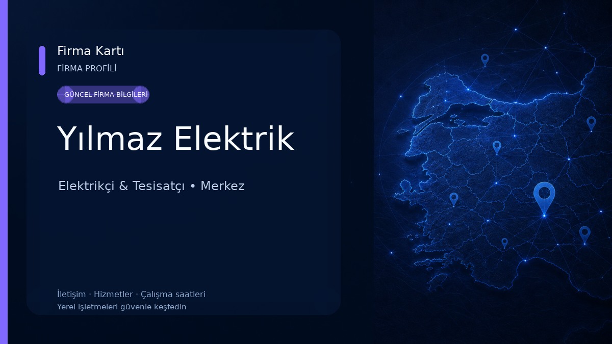 Yılmaz Elektrik Elektrikçi & Tesisatçı