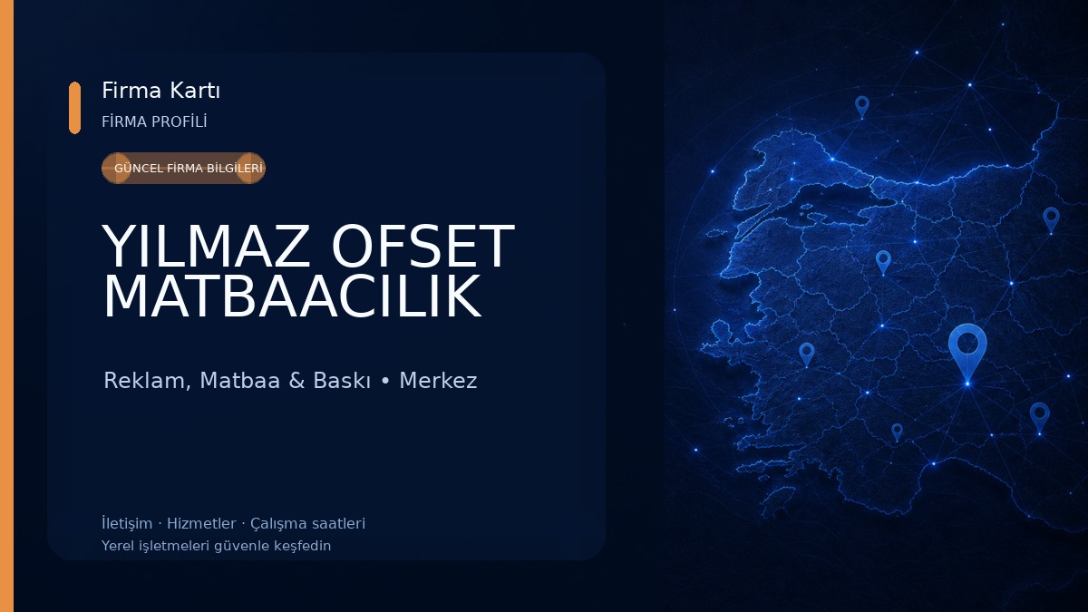 YILMAZ OFSET MATBAACILIK