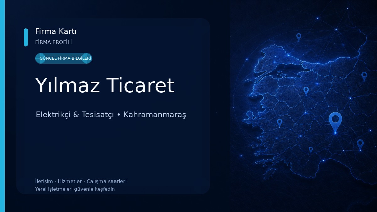 Yılmaz Ticaret Elektrikçi & Tesisatçı