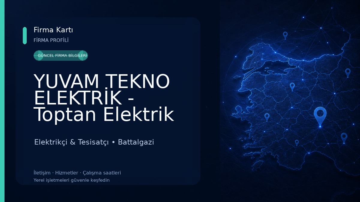 YUVAM TEKNO ELEKTRİK - Toptan Elektrik Malzemeleri Elektrikçi & Tesisatçı