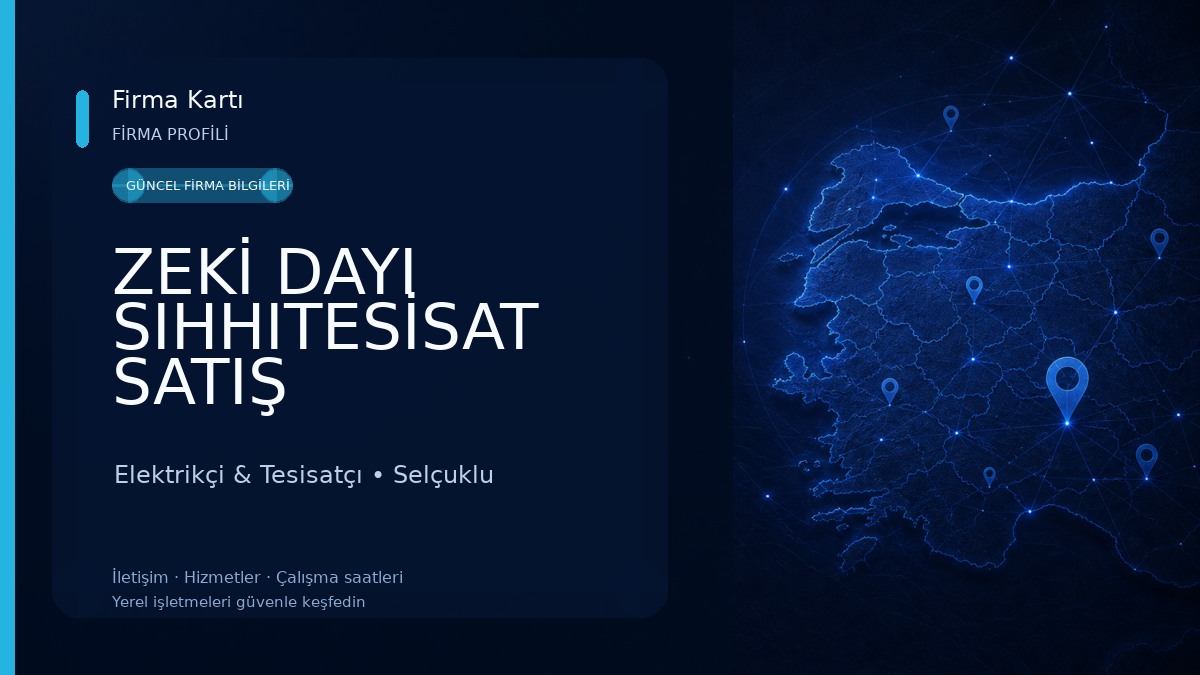ZEKİ DAYI SIHHITESİSAT SATIŞ UYGULAMA TIKANIK AÇMA ANAHTAR TESLİM DAİRE İŞLERİ Elektrikçi & Tesisatçı
