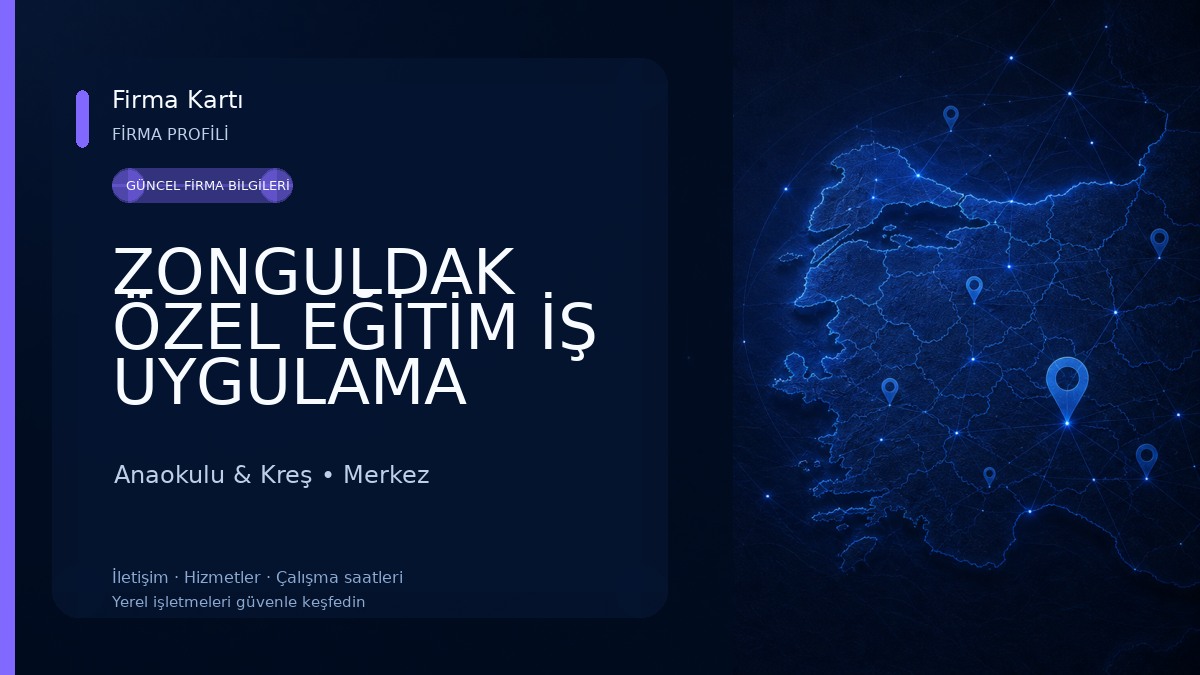 ZONGULDAK ÖZEL EĞİTİM İŞ UYGULAMA MERKEZİ
